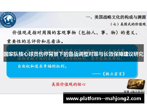 国家队核心球员伤停背景下的备战调整对策与长效保障建议研究
